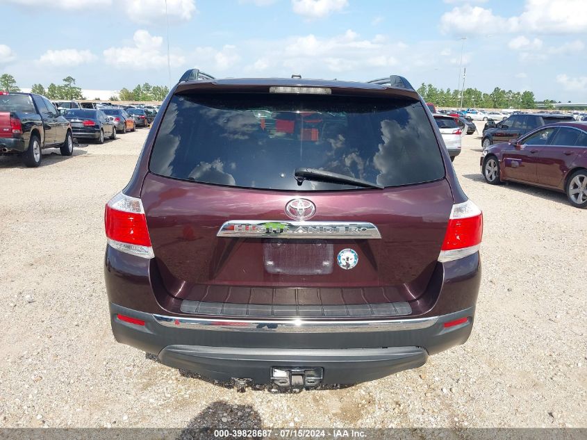 2012 Toyota Highlander Limited V6 VIN: 5TDYK3EH6CS078880 Lot: 39828687