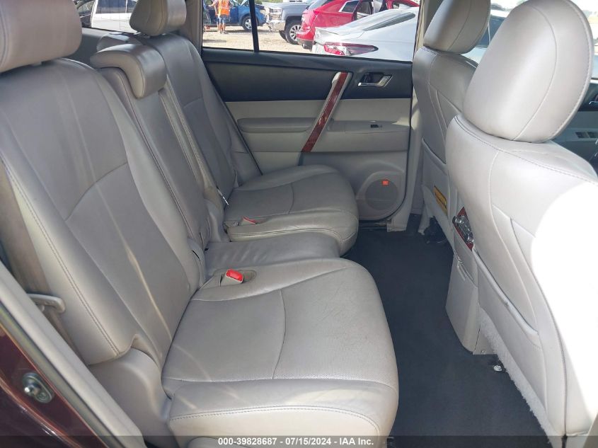 2012 Toyota Highlander Limited V6 VIN: 5TDYK3EH6CS078880 Lot: 39828687