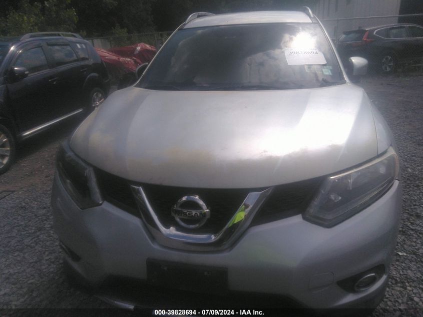 2014 Nissan Rogue Sl VIN: 5N1AT2MV0EC769399 Lot: 39828694