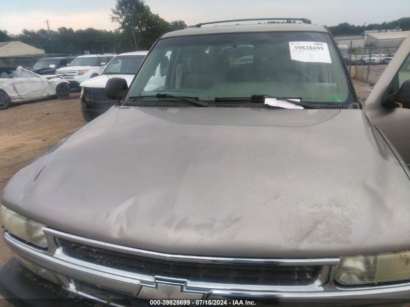 2002 Chevrolet Tahoe Ls VIN: 1GNEC13ZX2R149633 Lot: 39828699