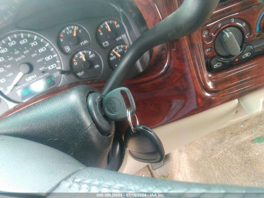 2002 Chevrolet Tahoe Ls VIN: 1GNEC13ZX2R149633 Lot: 39828699