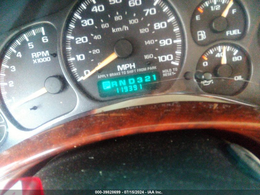 2002 Chevrolet Tahoe Ls VIN: 1GNEC13ZX2R149633 Lot: 39828699