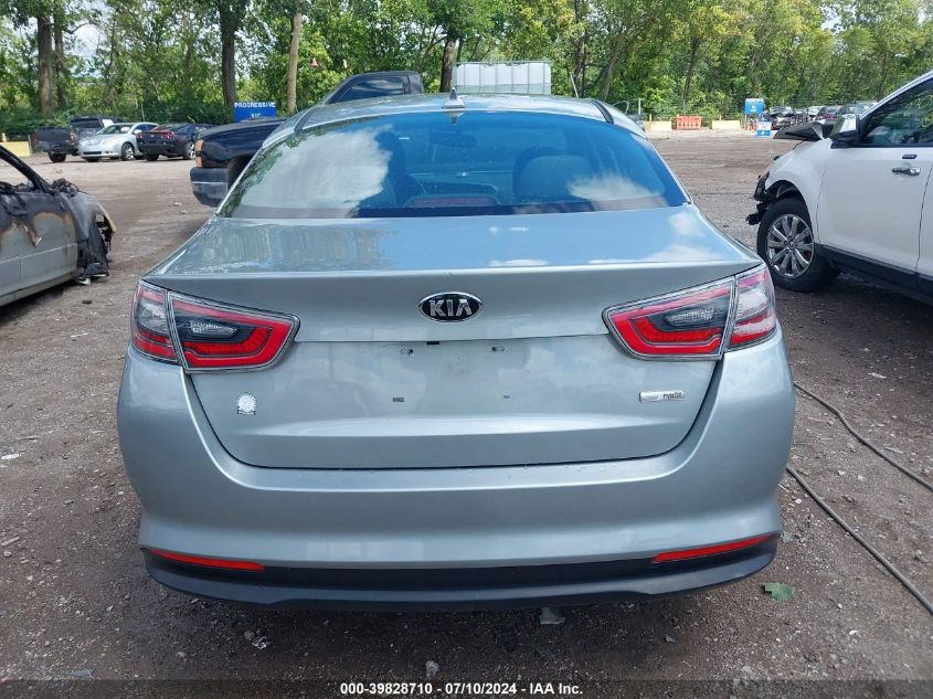 2015 Kia Optima Hybrid VIN: KNAGM4ADXF5087698 Lot: 39828710