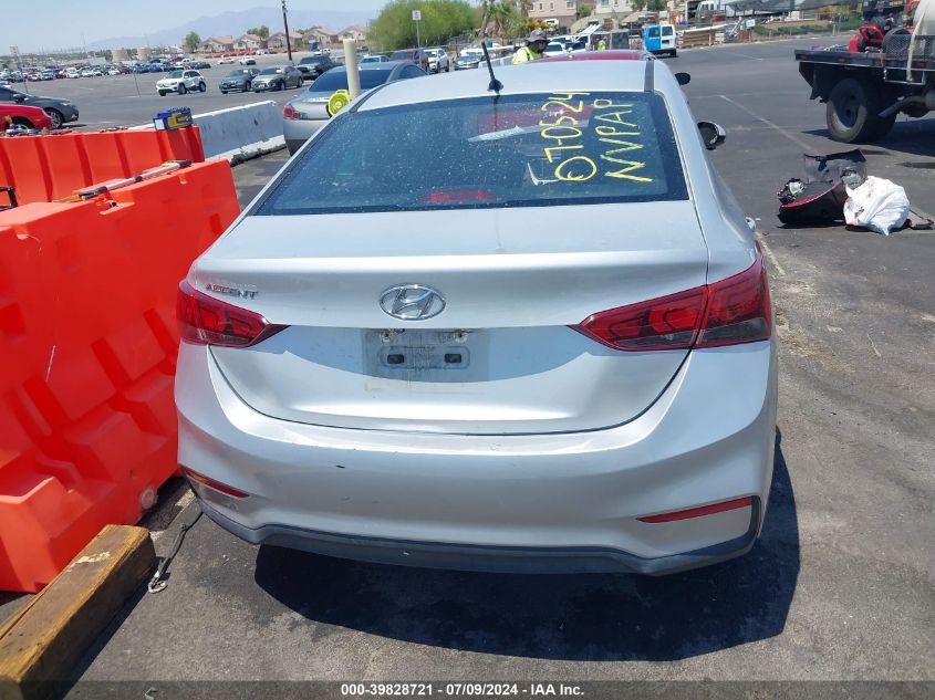2019 Hyundai Accent Se/Sel VIN: 3KPC24A33KE05082 Lot: 39828721