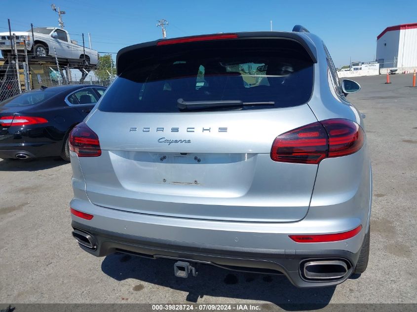 2017 Porsche Cayenne Platinum Edition VIN: WP1AA2A27HKA87651 Lot: 39828724