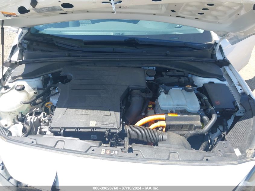 2017 HYUNDAI IONIQ HYBRID BLUE - KMHC65LC9HU048952