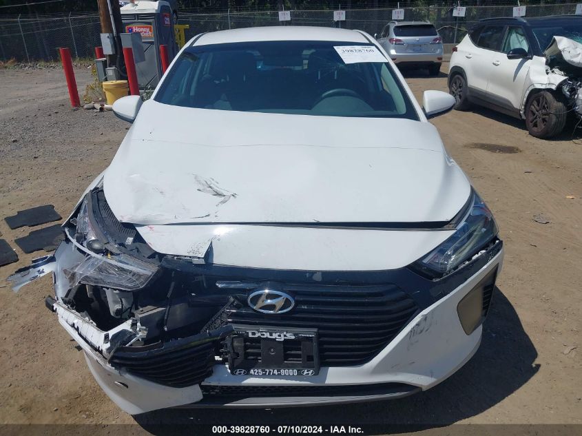 2017 HYUNDAI IONIQ HYBRID BLUE - KMHC65LC9HU048952