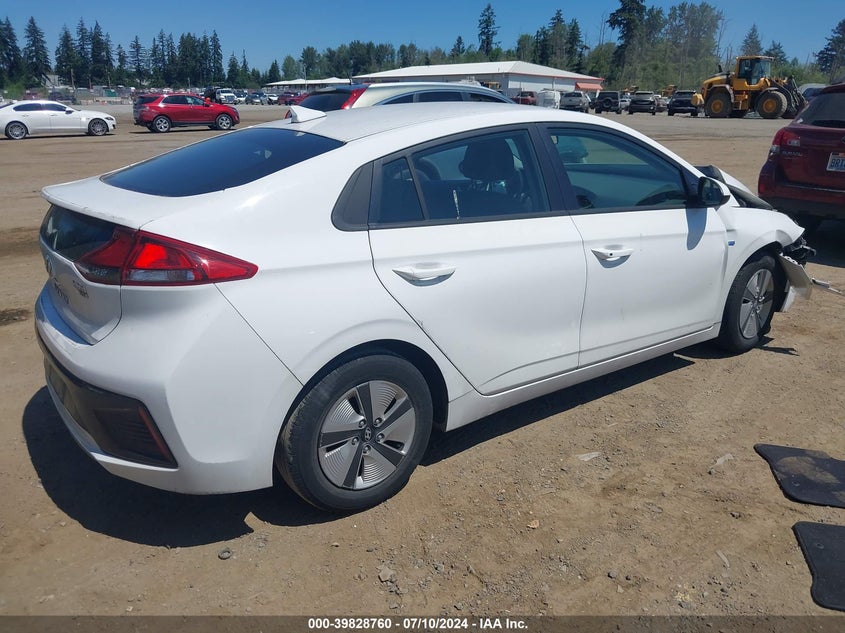 2017 HYUNDAI IONIQ HYBRID BLUE - KMHC65LC9HU048952