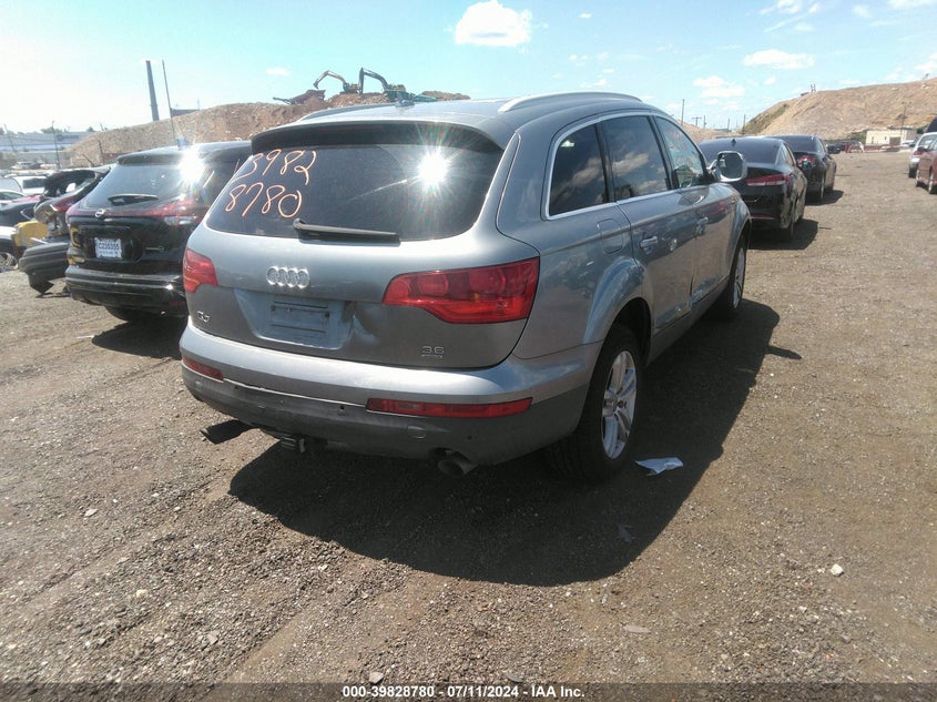 2008 Audi Q7 3.6 Premium VIN: WA1BY74L18D008217 Lot: 39828780