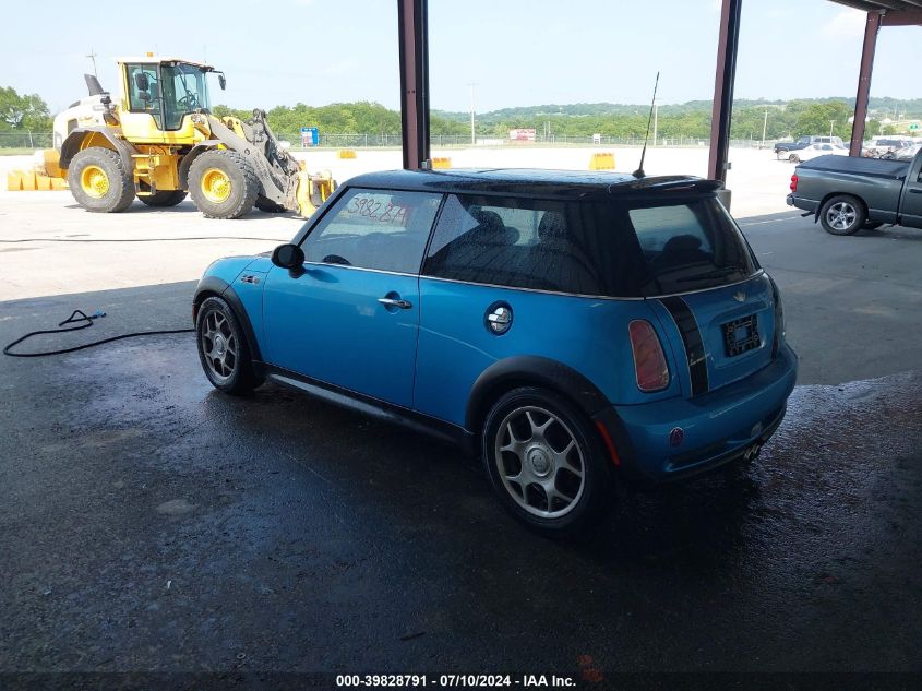 2003 Mini Cooper S VIN: WMWRE33413TD68361 Lot: 39828791