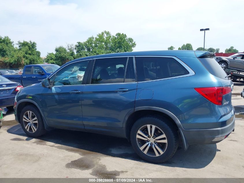 2016 Honda Pilot Ex-L VIN: 5FNYF6H85GB015152 Lot: 39828805