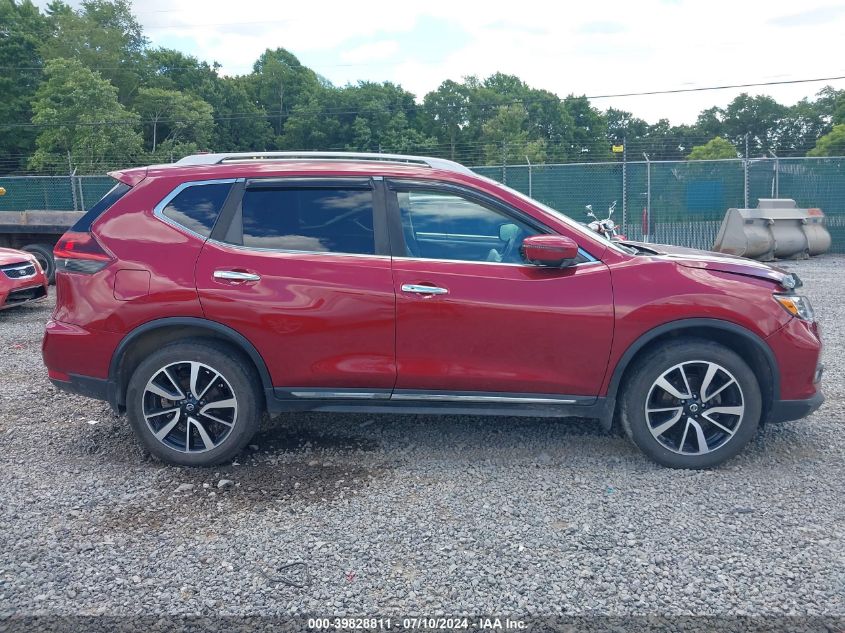 2019 Nissan Rogue Sl VIN: 5N1AT2MV7KC812745 Lot: 39828811