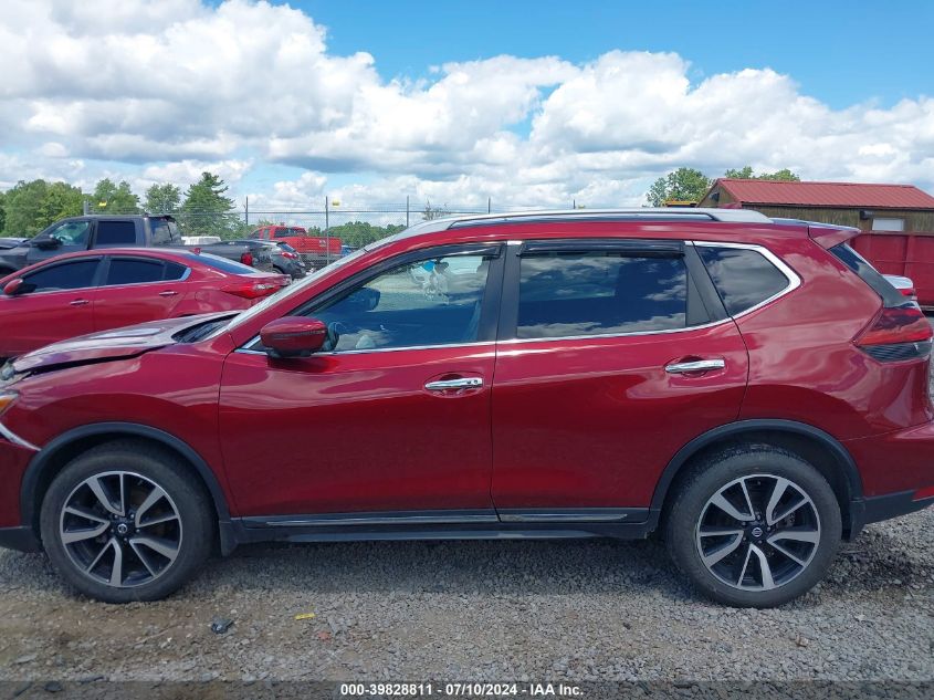 2019 Nissan Rogue Sl VIN: 5N1AT2MV7KC812745 Lot: 39828811