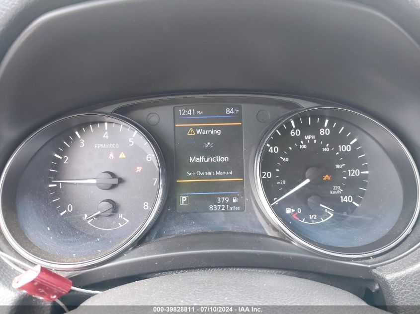 2019 Nissan Rogue Sl VIN: 5N1AT2MV7KC812745 Lot: 39828811