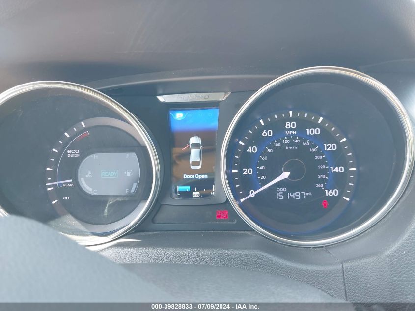 2013 Hyundai Sonata Hybrid VIN: KMHEC4A44DA101737 Lot: 39891454