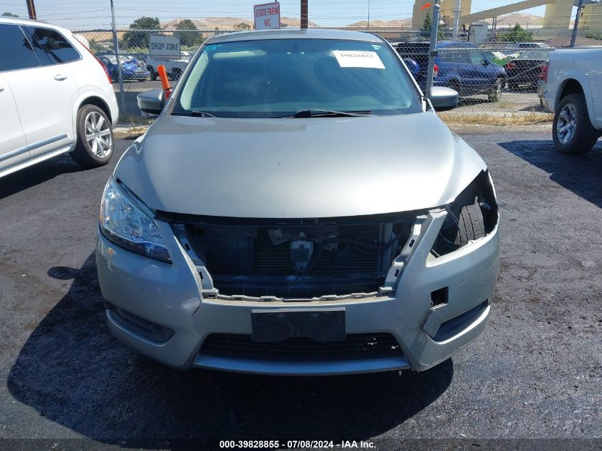 2013 Nissan Sentra Fe+ Sv VIN: 3N1AB7AP5DL661389 Lot: 39828855