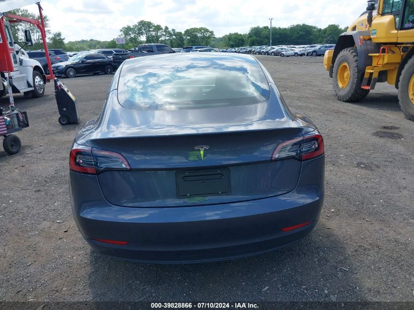 2023 Tesla Model 3 Rear-Wheel Drive VIN: 5YJ3E1EA3PF677187 Lot: 39828866