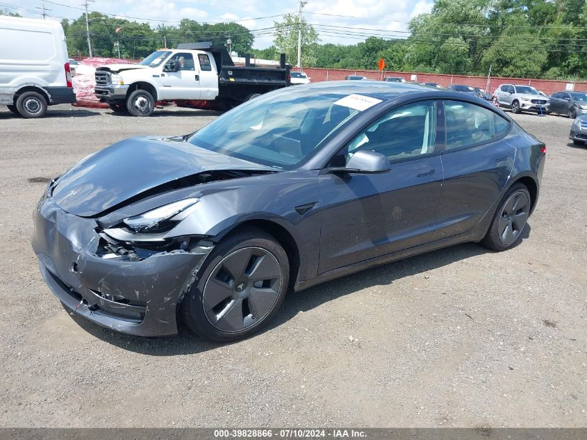 5YJ3E1EA3PF677187 2023 TESLA MODEL 3 - Image 2