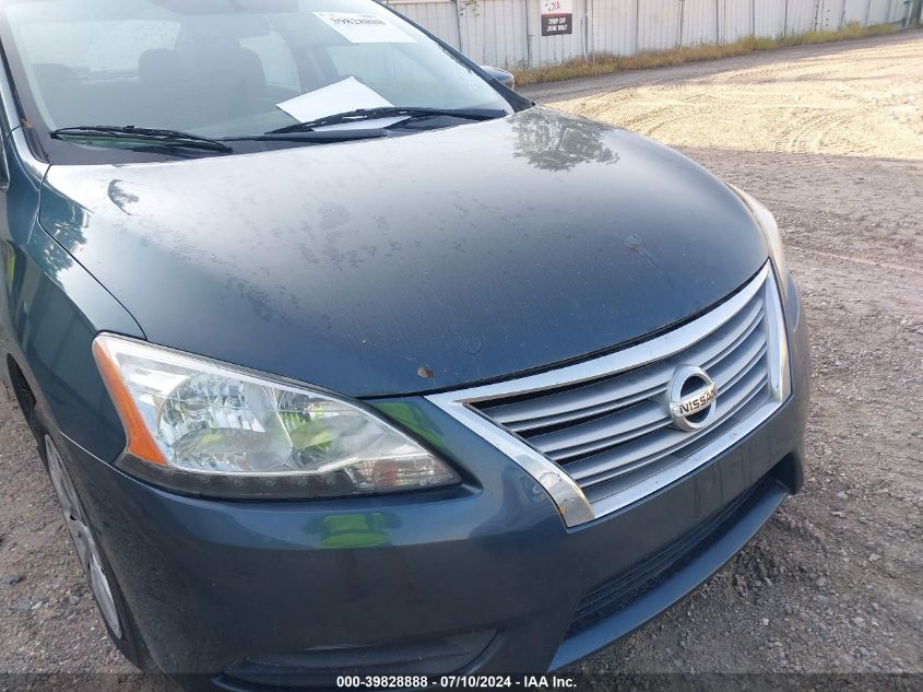 2014 Nissan Sentra Fe+ S/Fe+ Sv/S/Sl/Sr/Sv VIN: 3N1AB7AP3EY217156 Lot: 39828888