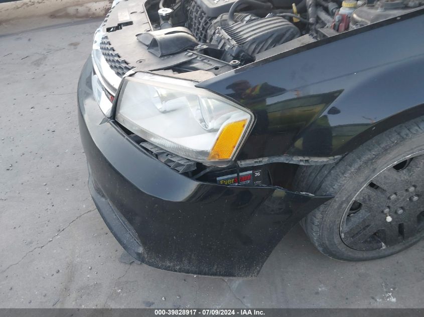 2012 Dodge Avenger Se VIN: 1C3CDZAB8CN323309 Lot: 39828917