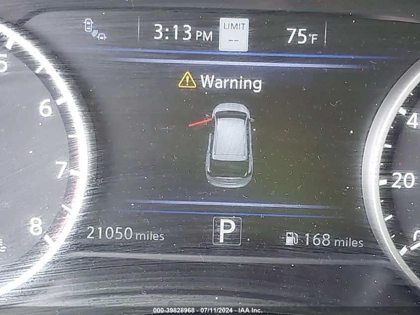 2020 Nissan Murano Sl Fwd VIN: 5N1AZ2CJ9LN129304 Lot: 39828968