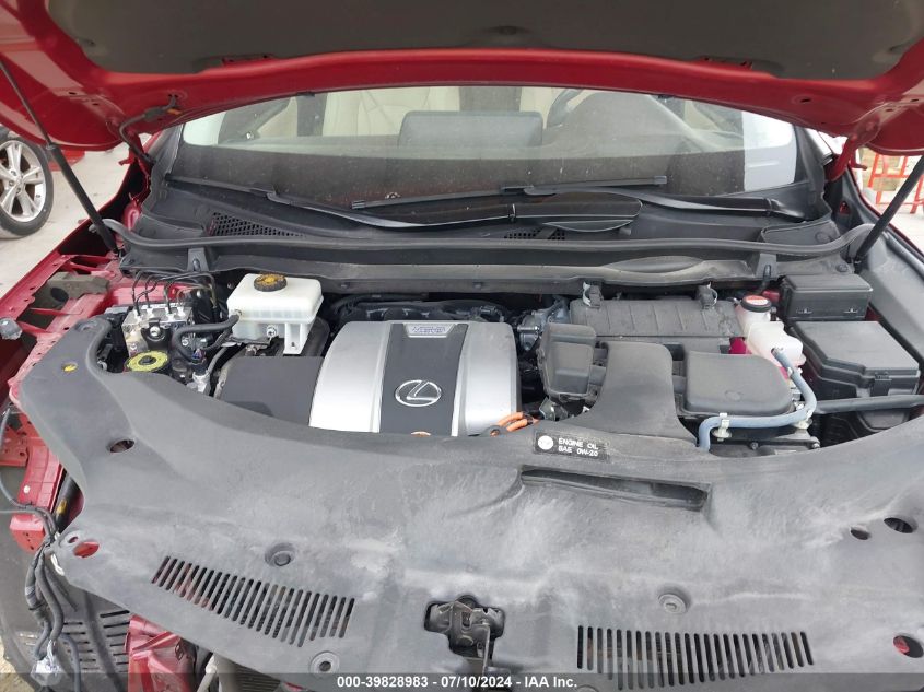 2017 Lexus Rx 450H 450H/Base/F Sport VIN: 2T2BGMCAXHC014582 Lot: 39828983