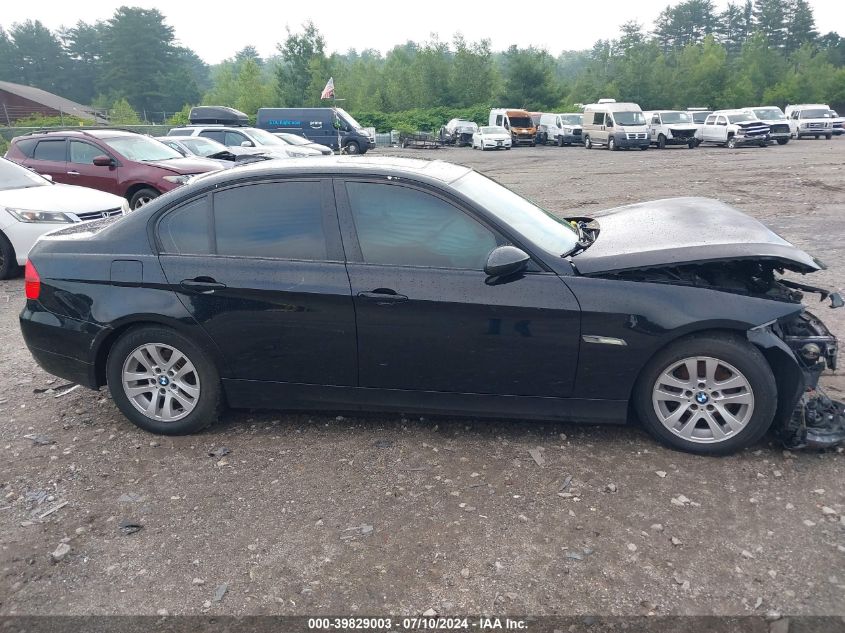 2007 BMW 328I VIN: WBAVA33527PV66803 Lot: 39829003