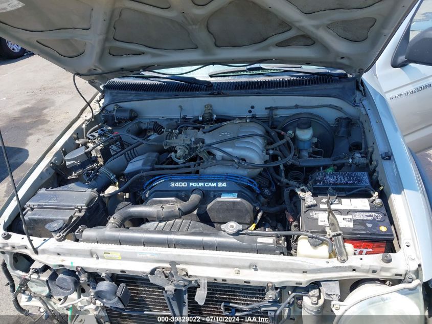 2002 Toyota Tacoma Base V6 VIN: 5TEWN72N62Z141994 Lot: 39829022