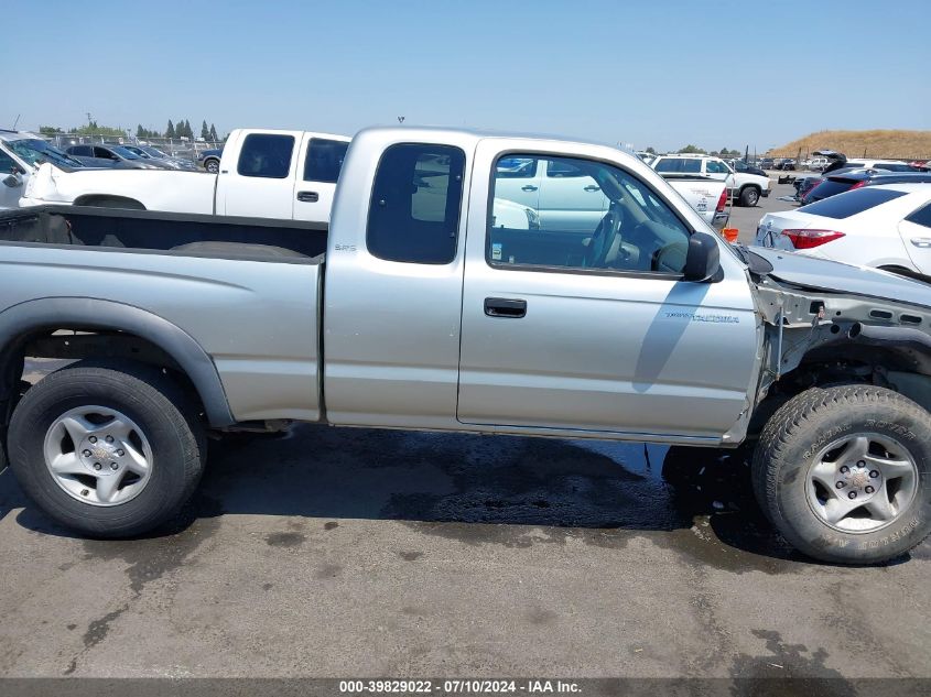 2002 Toyota Tacoma Base V6 VIN: 5TEWN72N62Z141994 Lot: 39829022