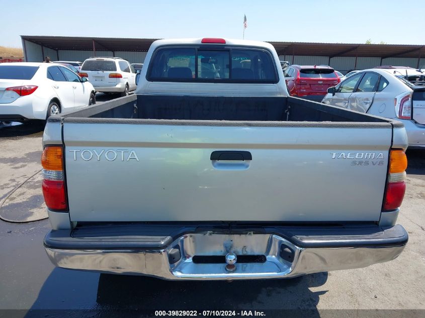 2002 Toyota Tacoma Base V6 VIN: 5TEWN72N62Z141994 Lot: 39829022