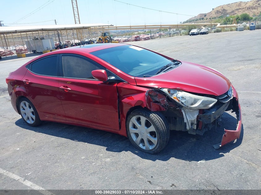 2012 Hyundai Elantra Limited (Ulsan Plant) VIN: KMHDH4AE0CU463468 Lot: 39829033