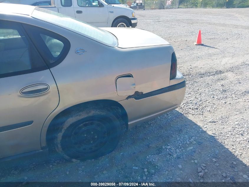 2005 Chevrolet Impala VIN: 2G1WF55E759374167 Lot: 39829058