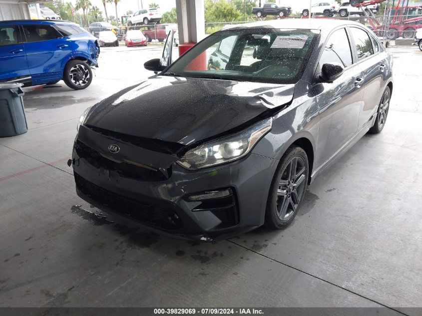 2021 Kia Forte Gt-Line VIN: 3KPF34AD2ME276378 Lot: 39829069