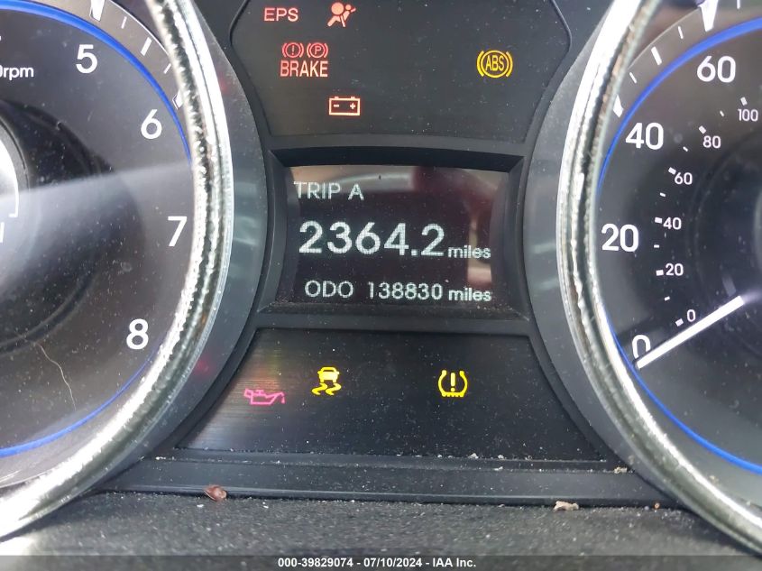 2011 Hyundai Sonata Limited VIN: 5NPEC4AC9BH232860 Lot: 39829074