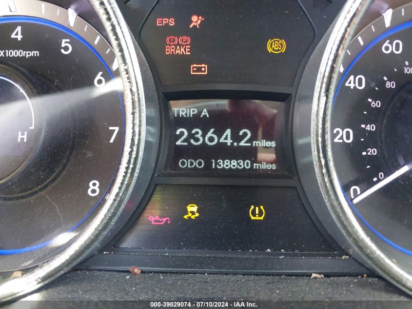 2011 Hyundai Sonata Limited VIN: 5NPEC4AC9BH232860 Lot: 39829074