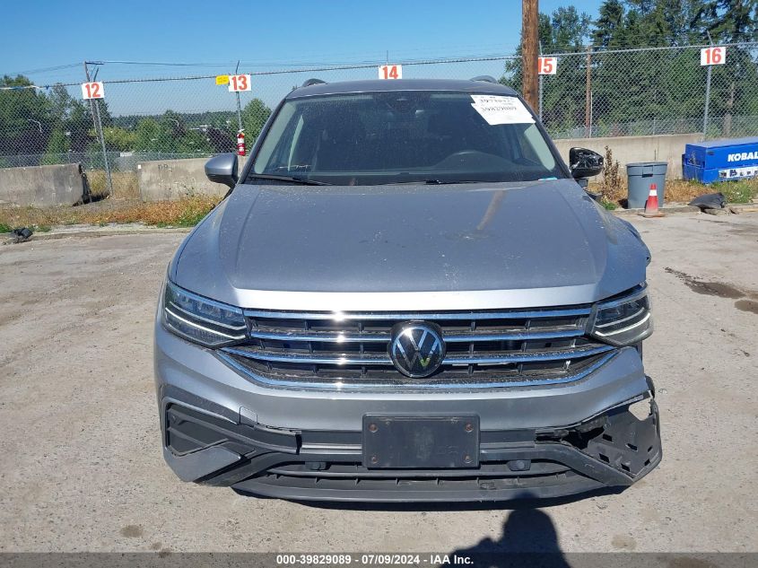 2022 Volkswagen Tiguan 2.0T Se VIN: 3VV2B7AX0NM026238 Lot: 39738257