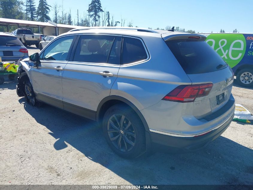 2022 Volkswagen Tiguan Se VIN: 3VV2B7AX0NM02623 Lot: 39829089