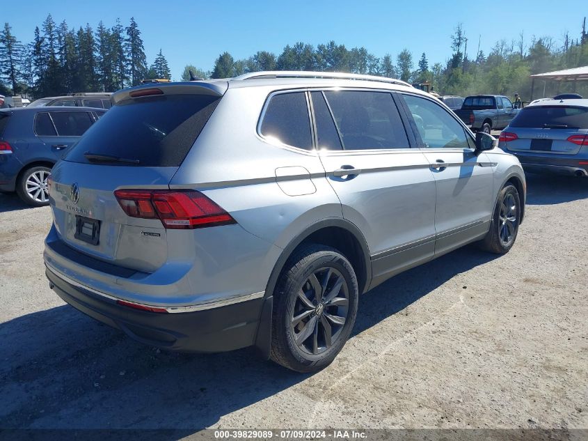 2022 Volkswagen Tiguan Se VIN: 3VV2B7AX0NM02623 Lot: 39829089