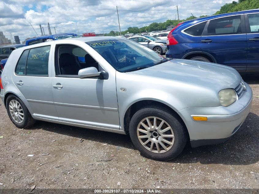 2003 Volkswagen Golf Gls 2.0L VIN: 9BWGK61J634073038 Lot: 39829107