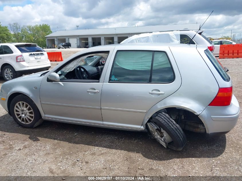 2003 Volkswagen Golf Gls 2.0L VIN: 9BWGK61J634073038 Lot: 39829107