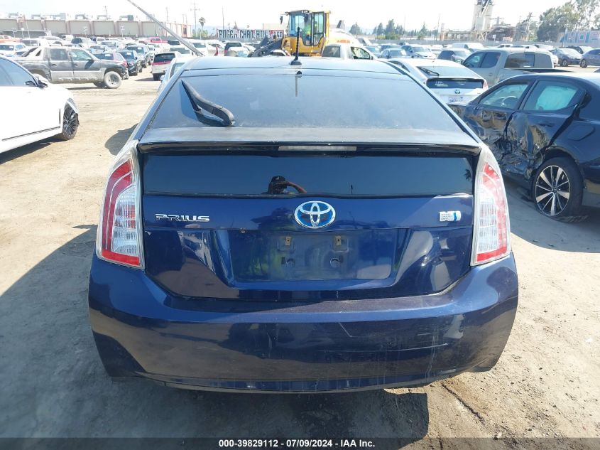 2014 Toyota Prius Three VIN: JTDKN3DU0E0374401 Lot: 39829112