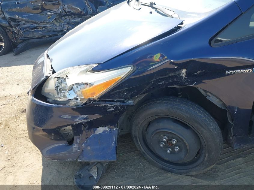 2014 Toyota Prius Three VIN: JTDKN3DU0E0374401 Lot: 39829112