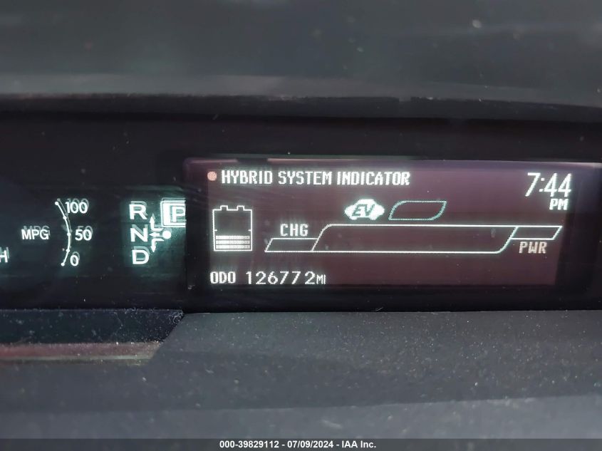 2014 Toyota Prius Three VIN: JTDKN3DU0E0374401 Lot: 39829112