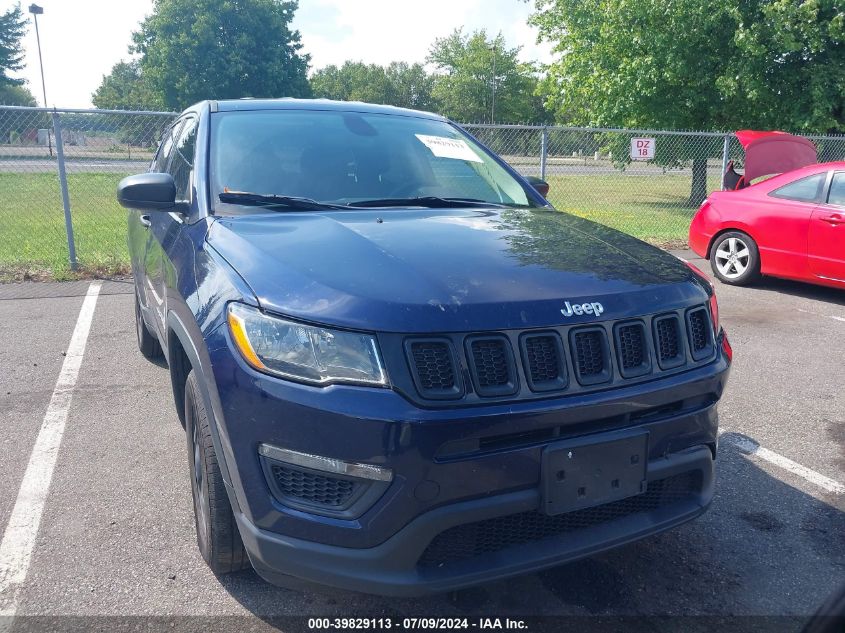 2019 Jeep Compass Sport Fwd VIN: 3C4NJCAB6KT699631 Lot: 39829113