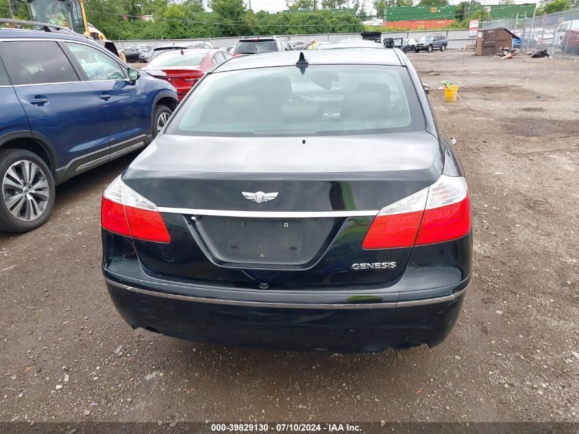 2009 Hyundai Genesis 3.8 VIN: KMHGC46E99U024766 Lot: 39829130