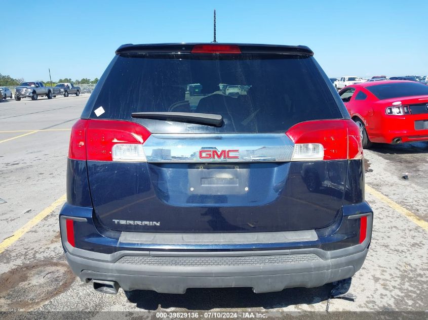 2017 GMC Terrain Sle VIN: 2GKALMEKXH6132462 Lot: 39829136