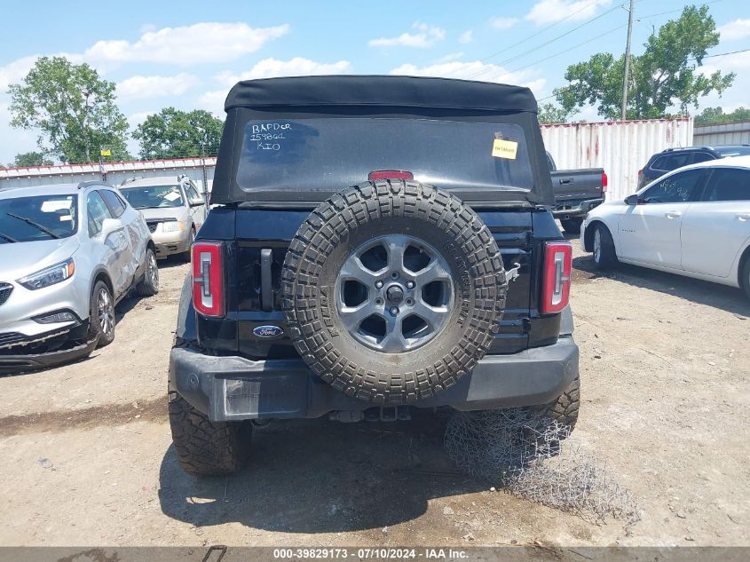 2022 Ford Bronco Big Bend VIN: 1FMEE5BP7NLB48291 Lot: 39829173