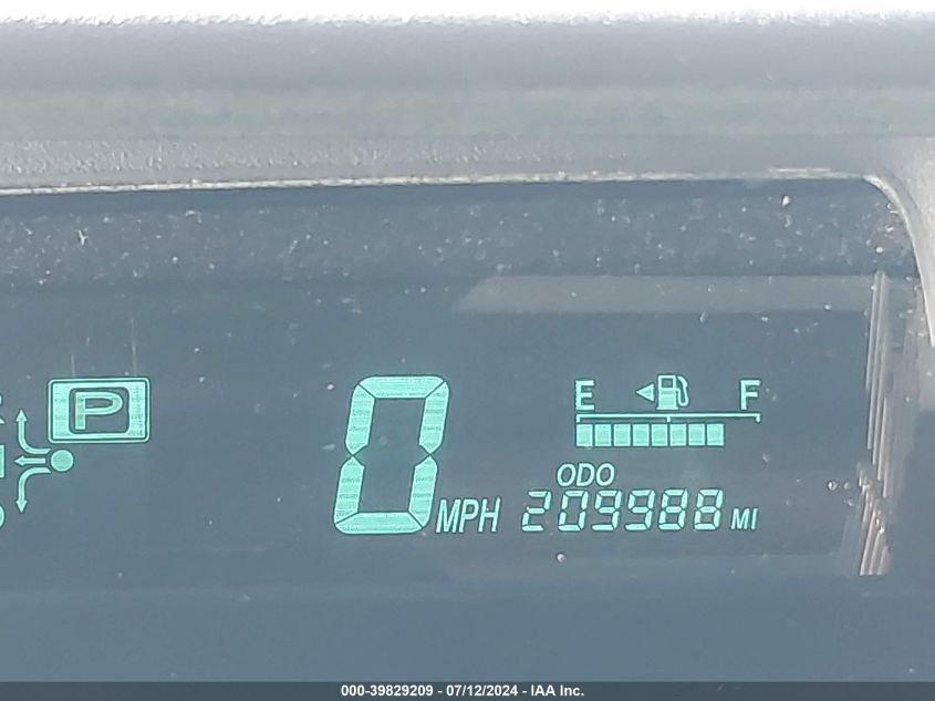 2008 Toyota Prius VIN: JTDKB20U487782839 Lot: 39829209