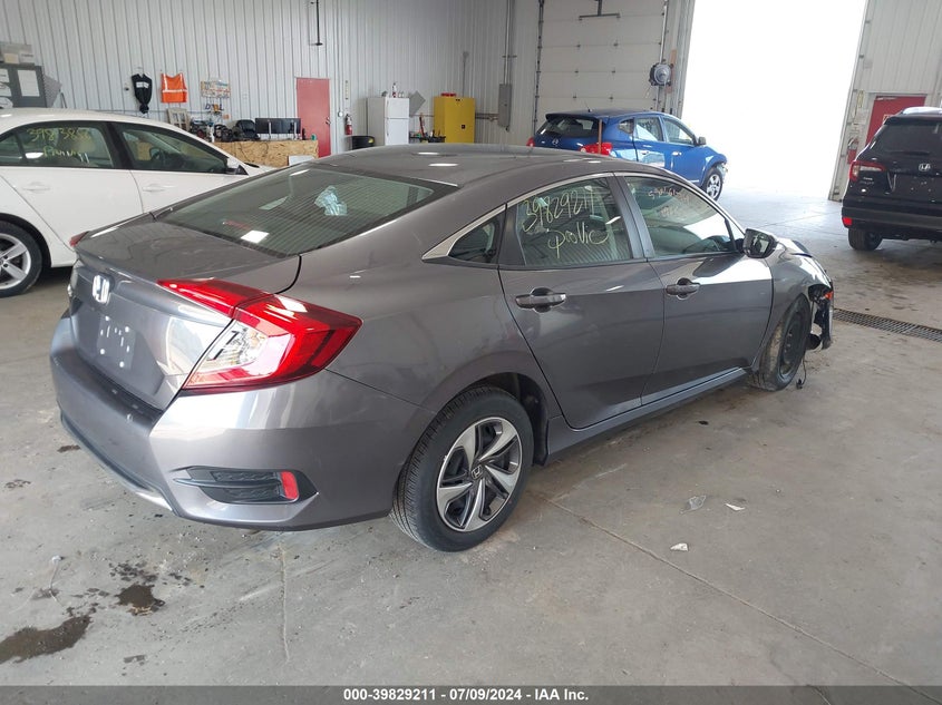 VIN 19XFC2F61KE032703 2019 HONDA CIVIC LX