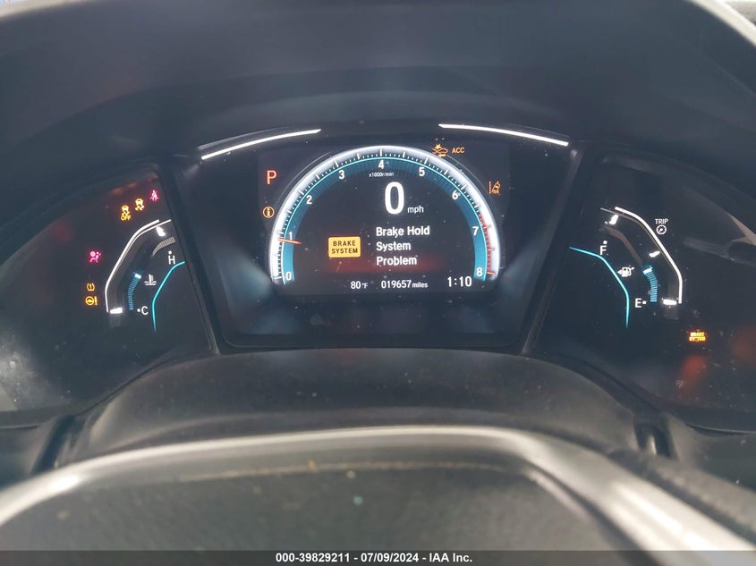 VIN 19XFC2F61KE032703 2019 HONDA CIVIC LX